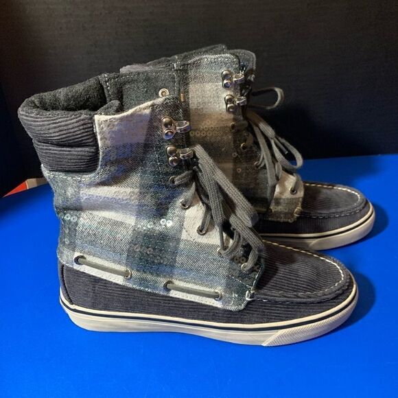 Sperry Hi Top Sequin Sneakers - Picture 3 of 7